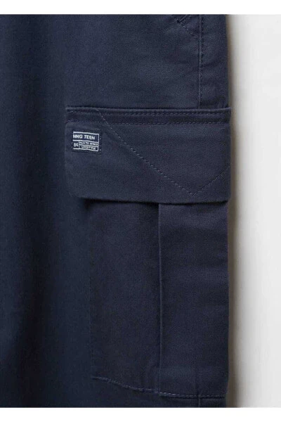 Cotton cargo pants - 5