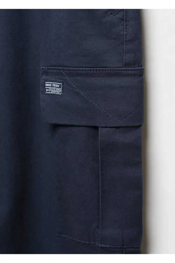 Cotton cargo pants - 5