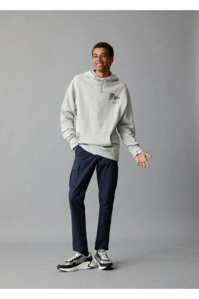 Cotton cargo pants - 8