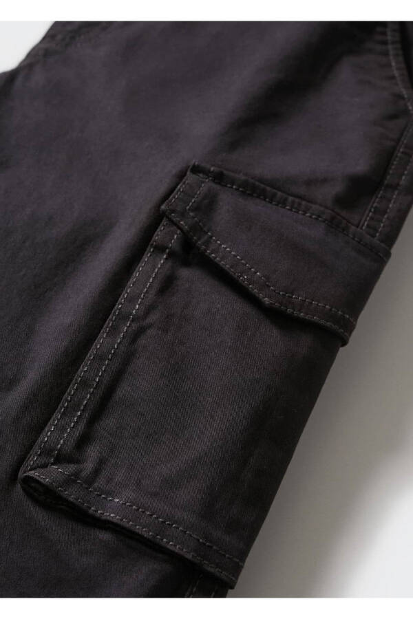 Cotton Cargo Pants - 5