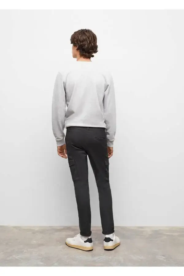 Cotton Cargo Pants - 3