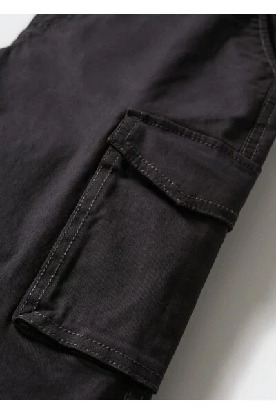 Cotton Cargo Pants - 5