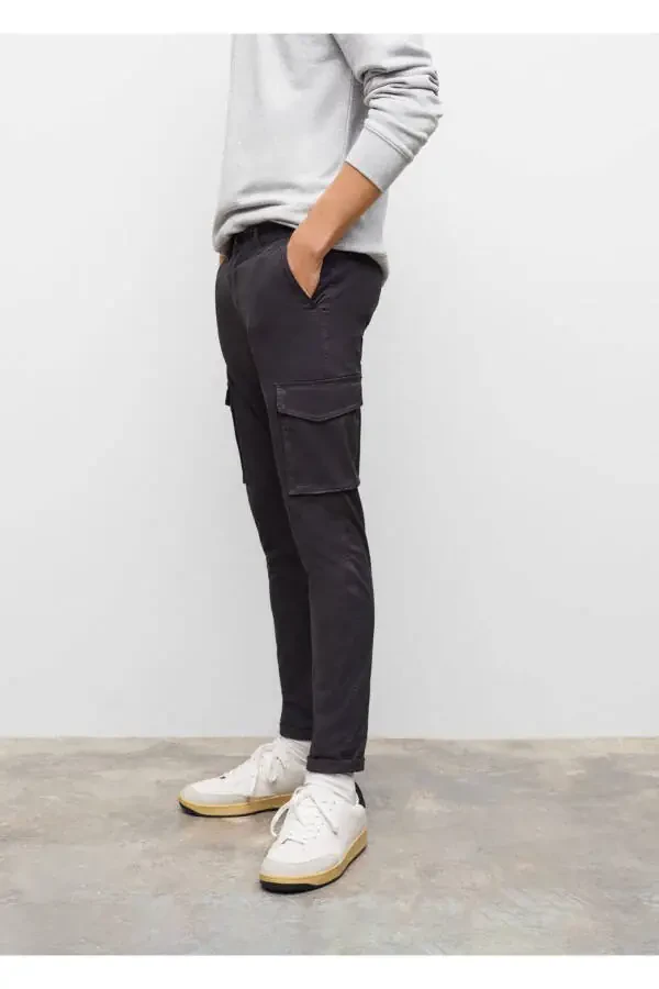 Cotton Cargo Pants - 6