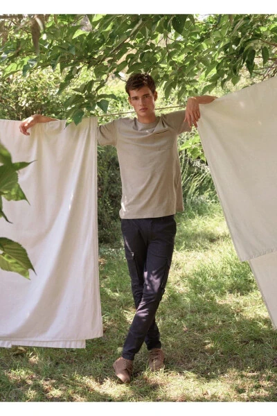 Cotton Cargo Pants - 7