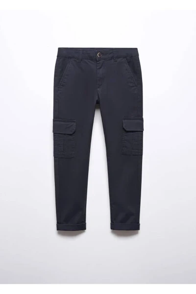 Cotton Cargo Pants - 3