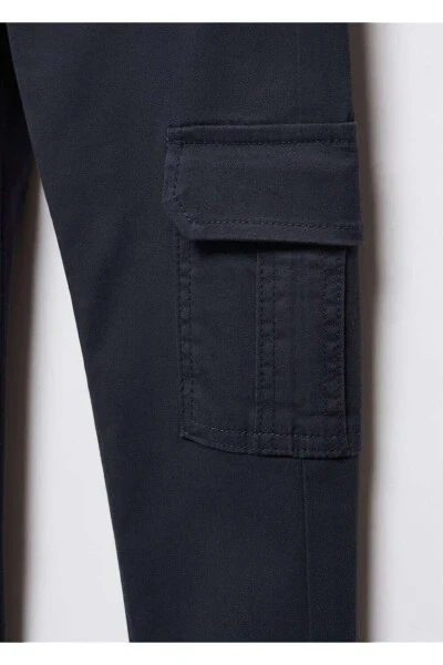 Cotton Cargo Pants - 5