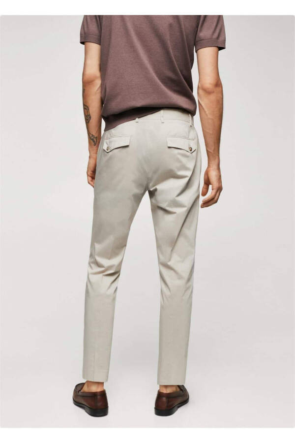 Cotton Casual Pants - 4