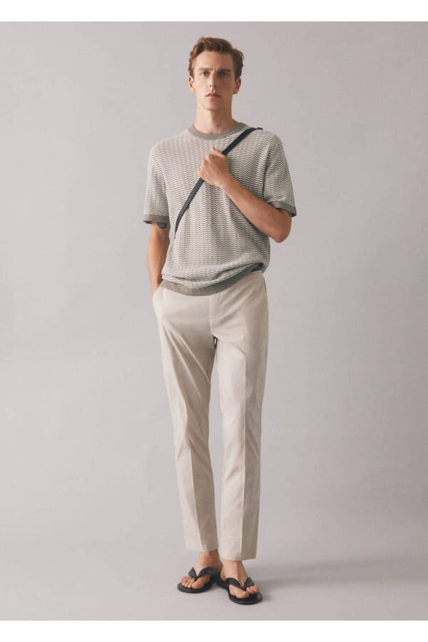 Cotton Casual Pants - 6