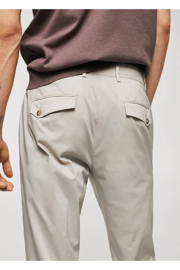 Cotton Casual Pants - 8