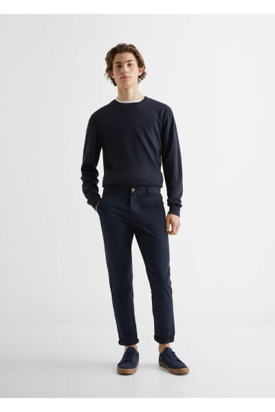 Cotton Chino Pants - MANGO TEEN (1)
