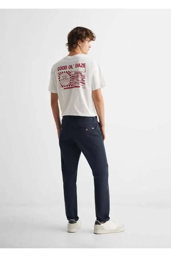 Cotton Chino Pants - 4