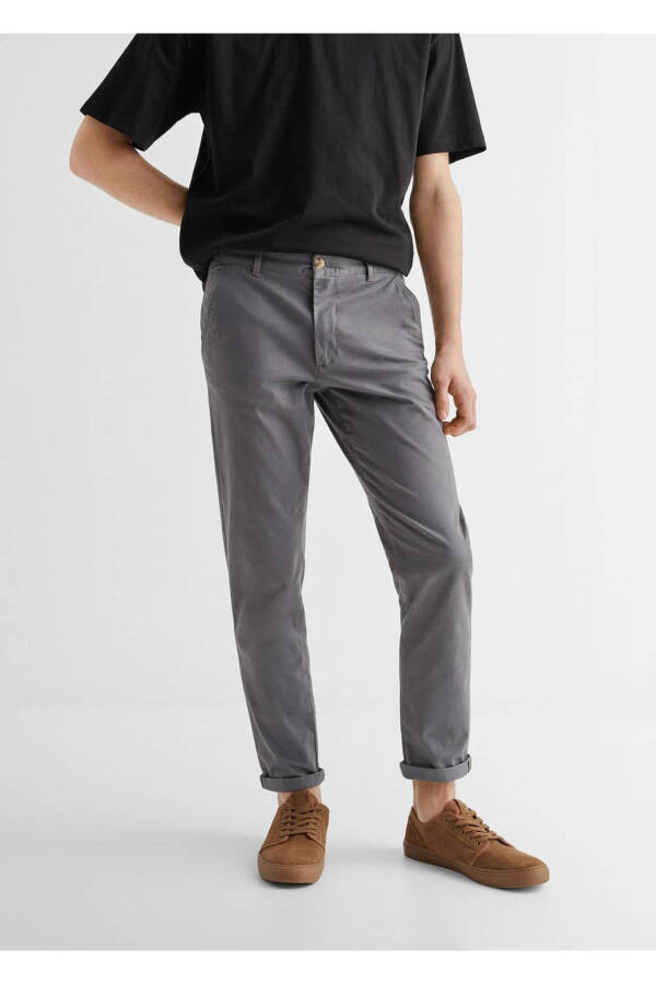 Cotton Chino Pants - 6