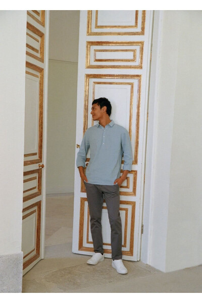 Cotton Chino Pants - 7