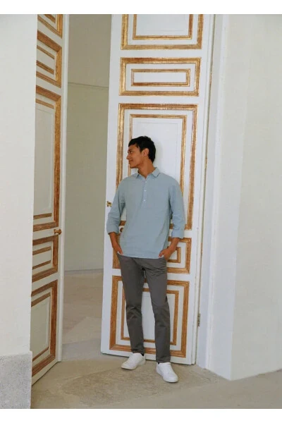 Cotton Chino Pants - 7