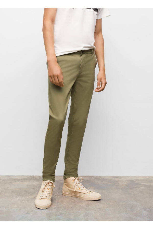 Cotton Chino Pants - 5