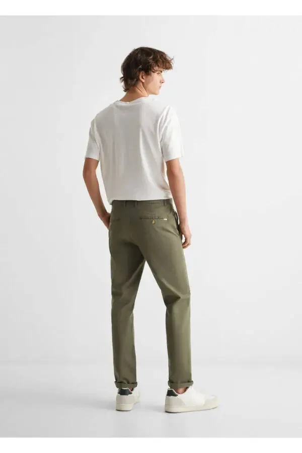 Cotton Chino Pants - 4