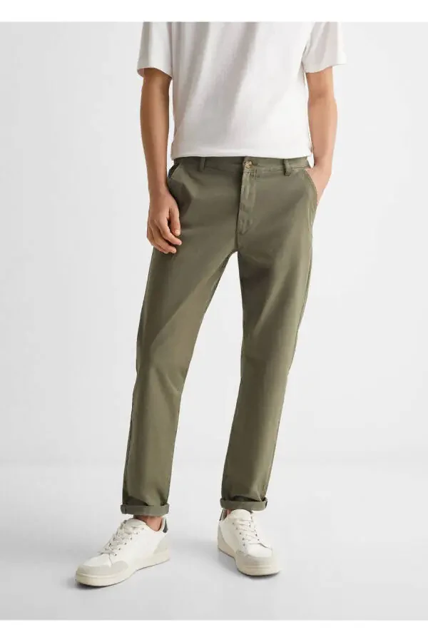 Cotton Chino Pants - 7