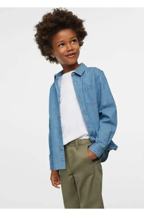 Cotton Chino Pants - 1