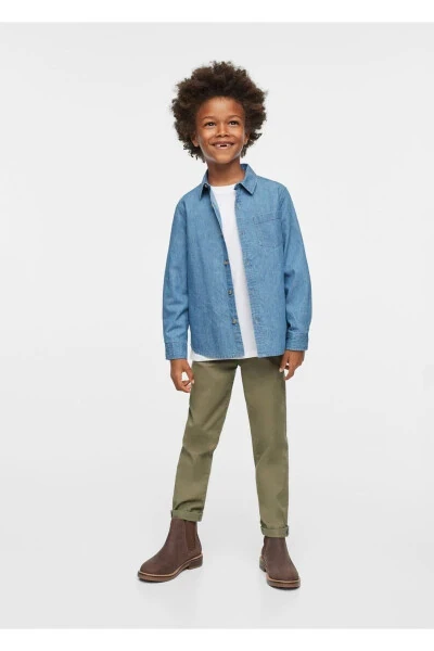 Cotton Chino Pants - MANGO KIDS (1)