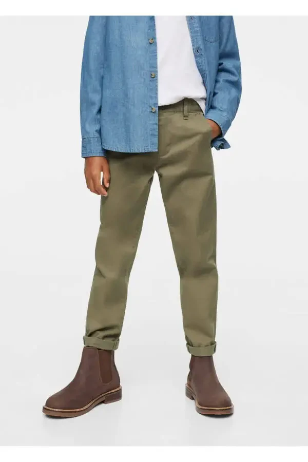 Cotton Chino Pants - 7