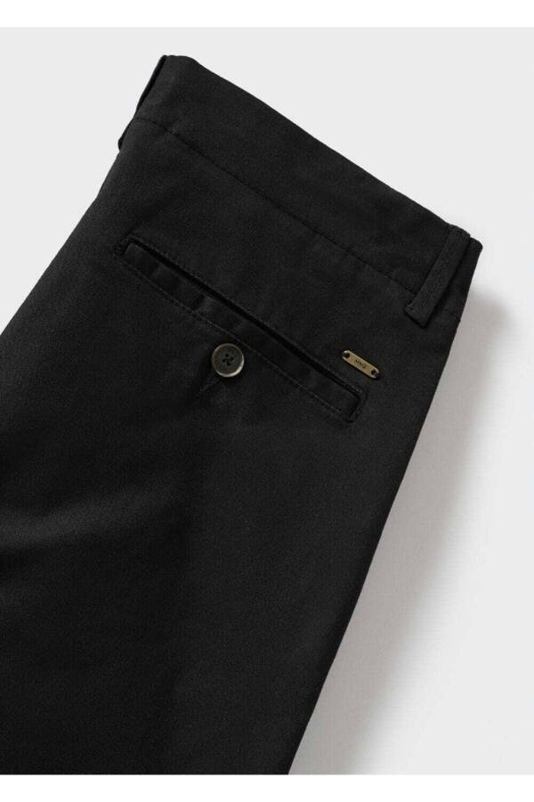 Cotton Chino Trousers - 4
