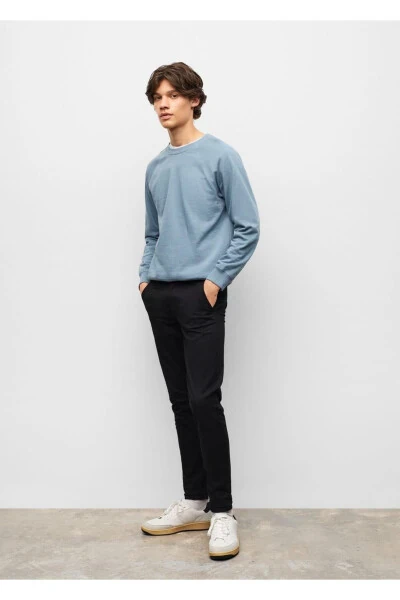 Cotton Chino Trousers - MANGO TEEN