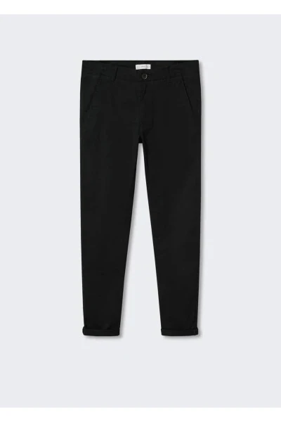 Cotton Chino Trousers - MANGO TEEN (1)