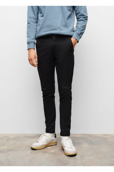 Cotton Chino Trousers - 6