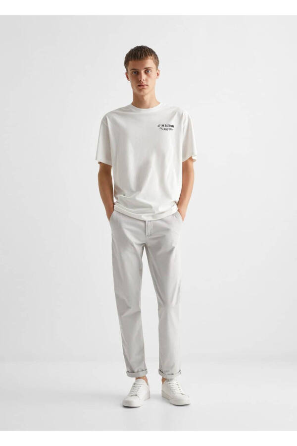 Cotton Chino Trousers - 2