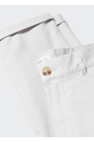 Cotton Chino Trousers - 5