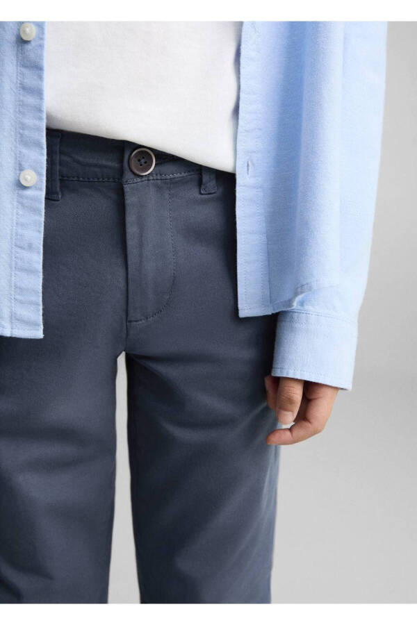 Cotton chino trousers - 7