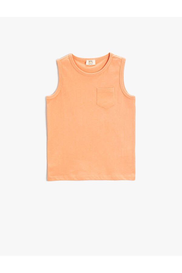 Cotton cycling collar tank top - 4