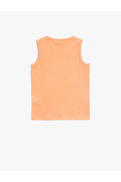 Cotton cycling collar tank top - 2