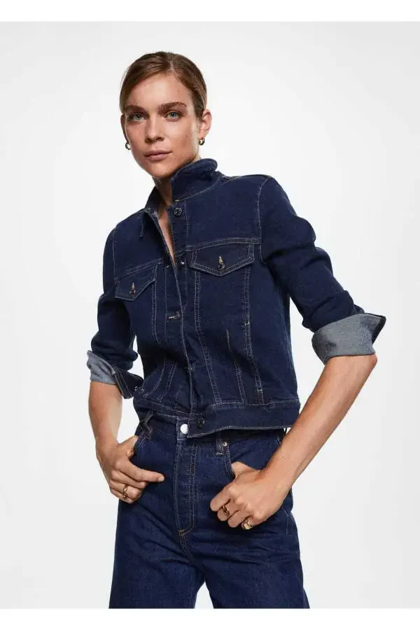 Cotton Denim Jacket - 1