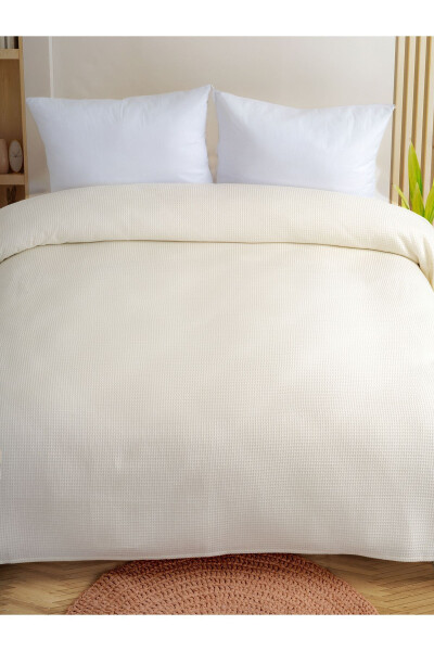 Cotton Double Bed Throw 200 x 240 cm - RASERSA (1)