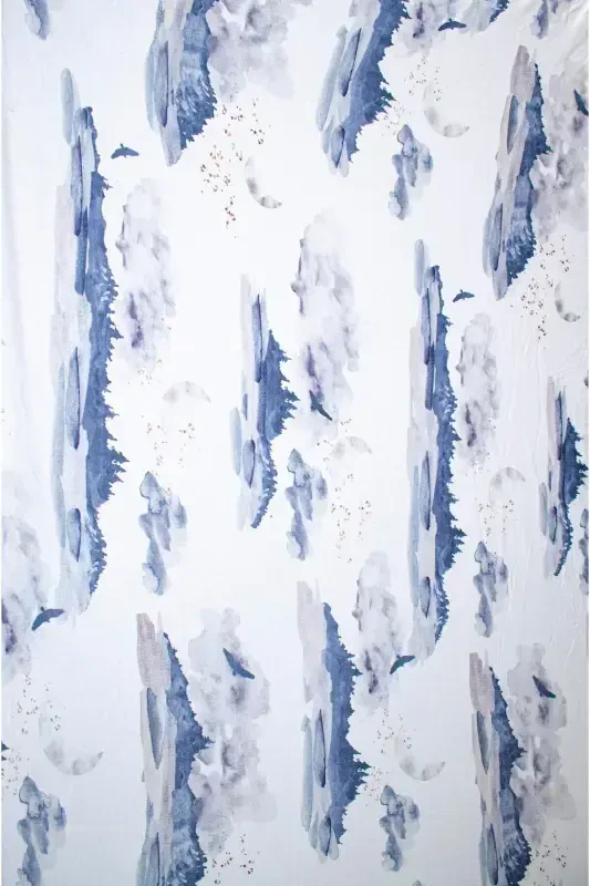 Cotton Double Layered Jersey Girl-Boy Newborn/Baby Swaddle Blanket 75x90 Cm/sky-BLUE - 5