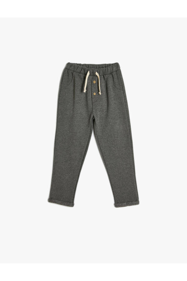 Cotton Drawstring Sweatpants - 10