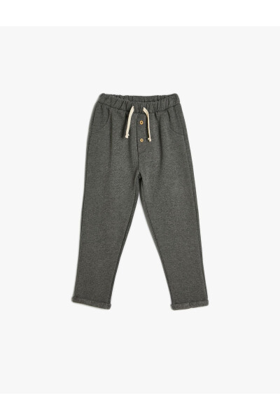 Cotton Drawstring Sweatpants - 7