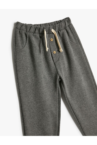 Cotton Drawstring Sweatpants - 3