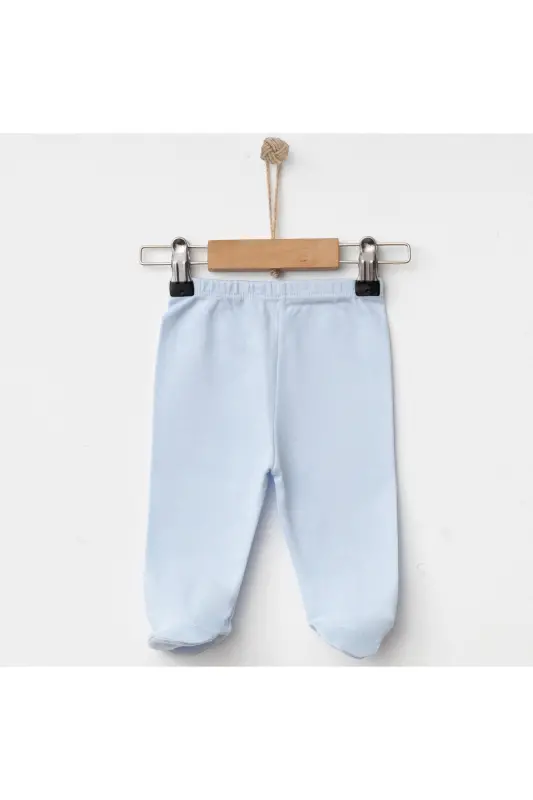 Cotton Footed Baby Bottom Pants-BLUE - NEOCOTTON