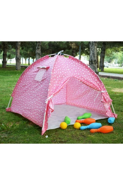 Cotton Healthy Kids Play Tent and House-Pink - MINIKS