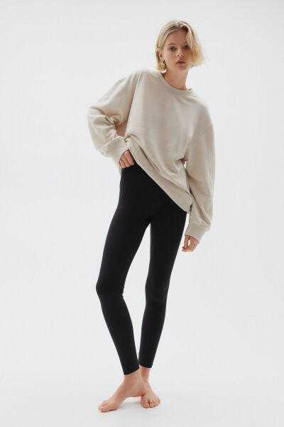 Cotton jersey leggings - H&M