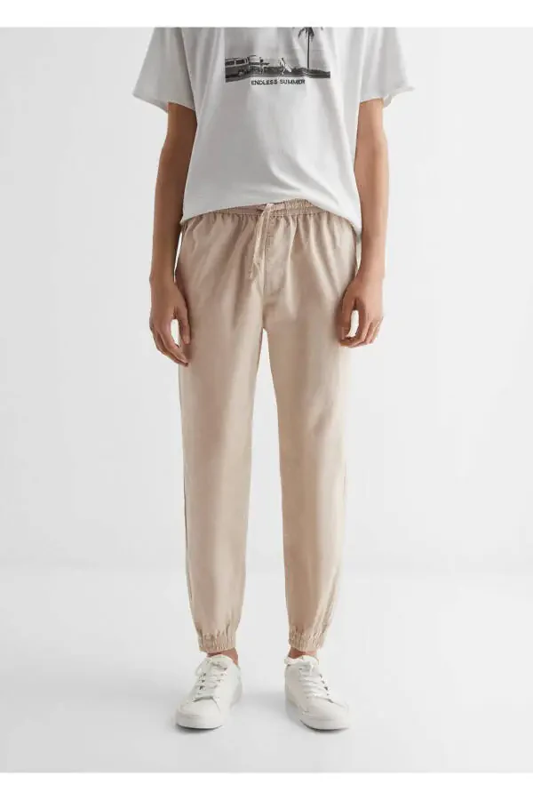 Cotton Jogger Pants - 5