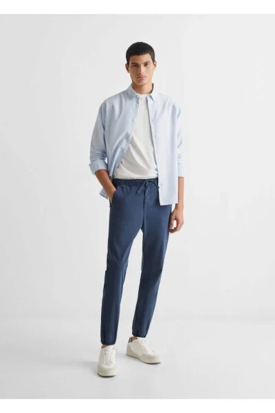 Cotton jogger pants - MANGO TEEN (1)