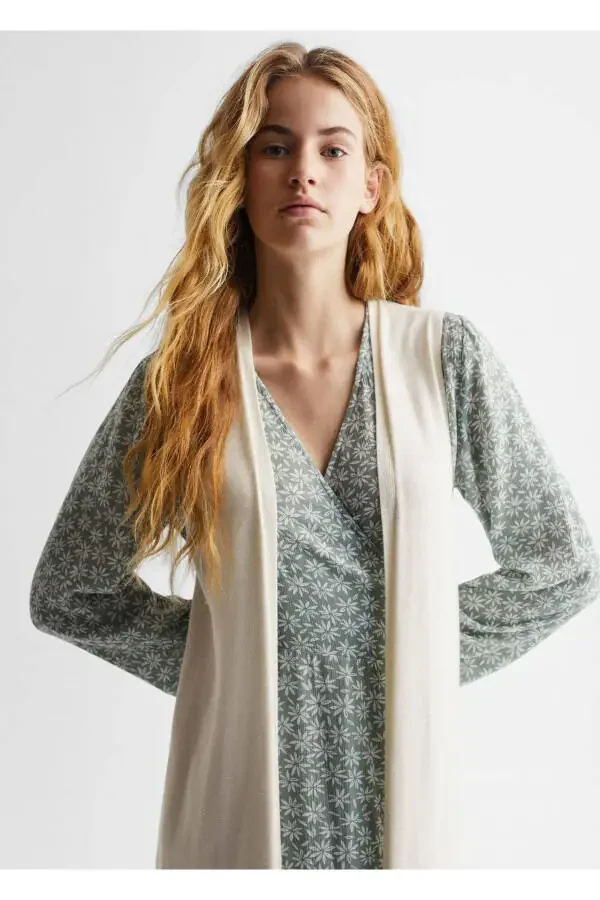 Cotton Knit Vest - 1