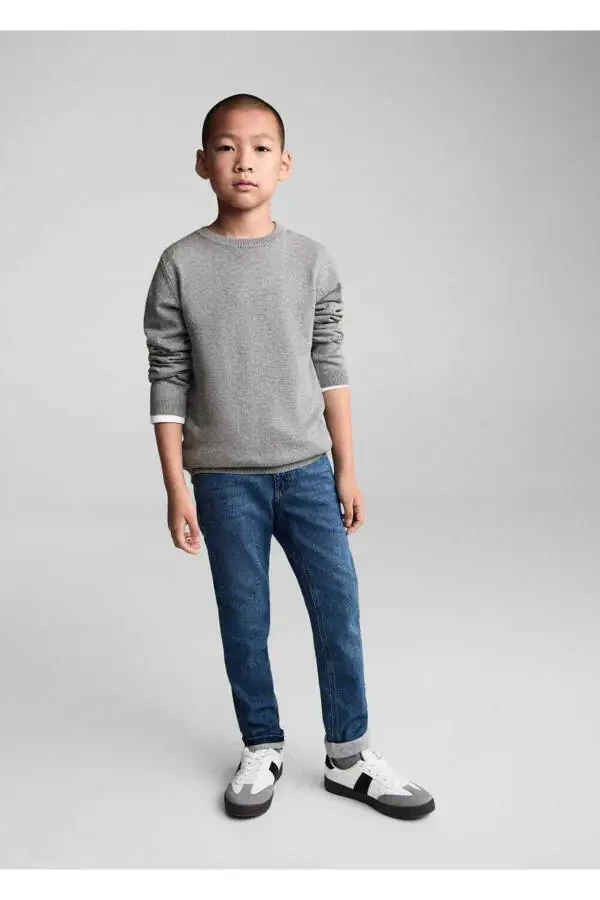 Cotton Knitted Sweater - 2