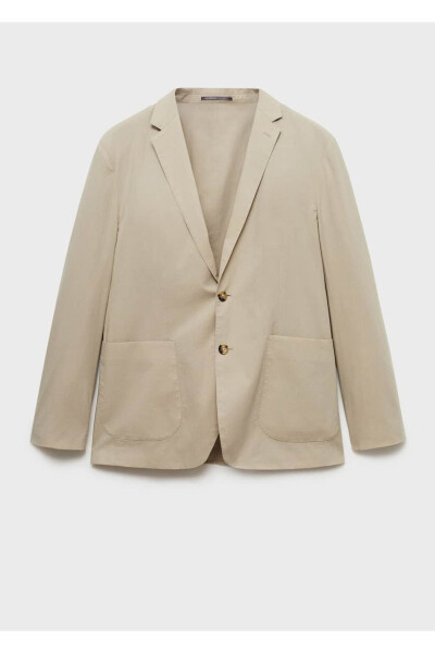 Cotton Lightweight Blazer Jacket - 3