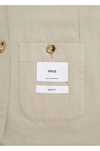 Cotton Lightweight Blazer Jacket - 6