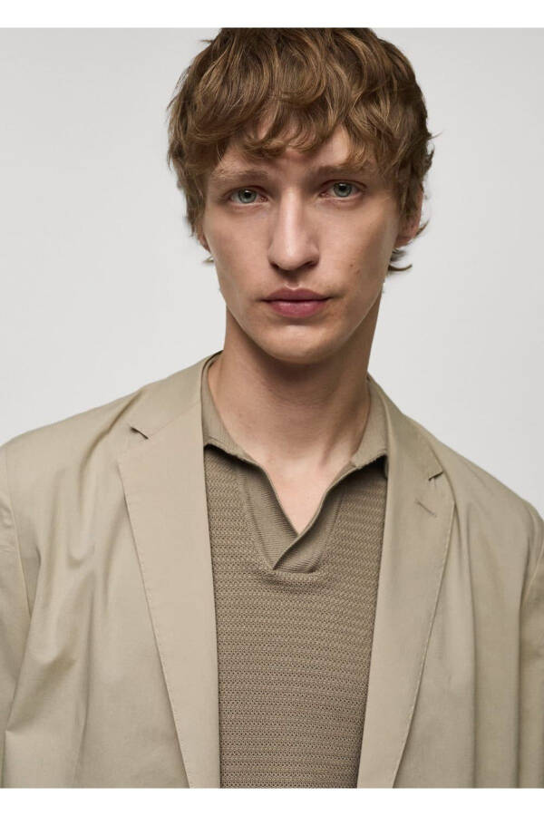 Cotton Lightweight Blazer Jacket - 7