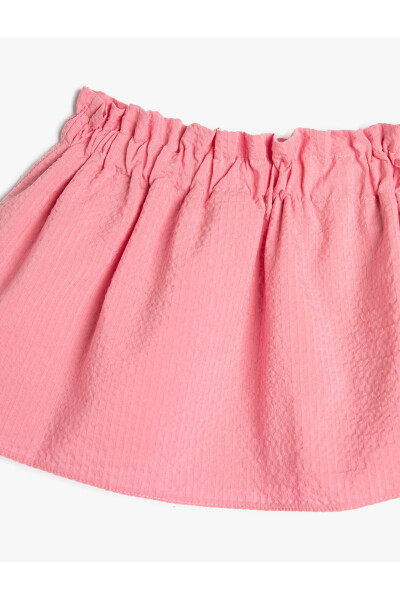 Cotton Lined Skirt with Elastic Waist - 18